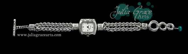 Custom Woven Ring Chainmaille Watch Band