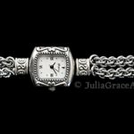 Chainmaille woven ring watch band