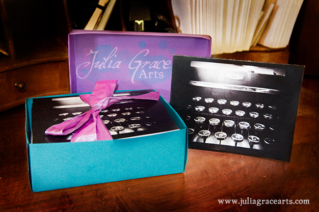 Set of Royal Typewriter Greeting Cards by Julia Grace Arts
