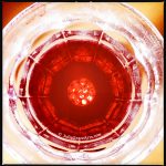 iPhone Photograph of A kaleidoscope made from a wine glass