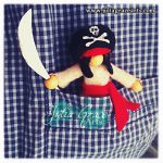 Handmade Pirate Pocket Doll In Pocket