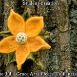 Julia Grace Arts Needle Felting Class Student Creation